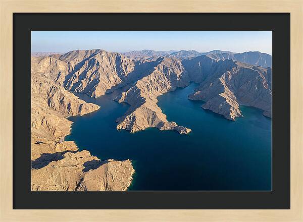 Musandam Peninsula Aerial View
