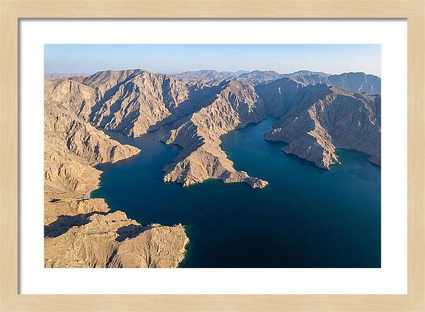 Musandam Peninsula Aerial View