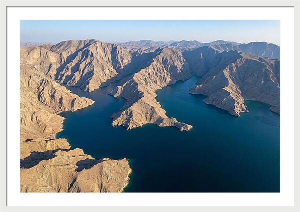 Musandam Peninsula Aerial View
