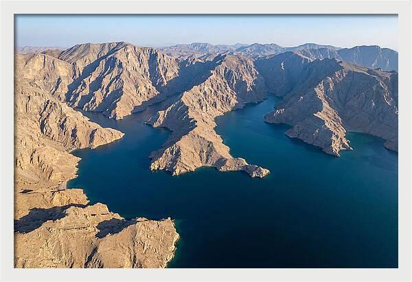Musandam Peninsula Aerial View