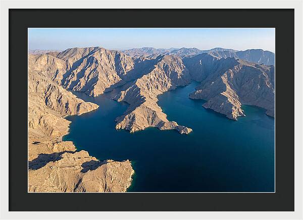 Musandam Peninsula Aerial View