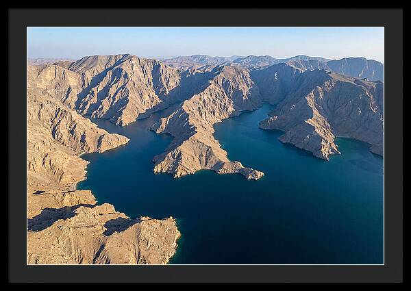 Musandam Peninsula Aerial View