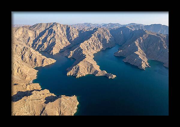 Musandam Peninsula Aerial View