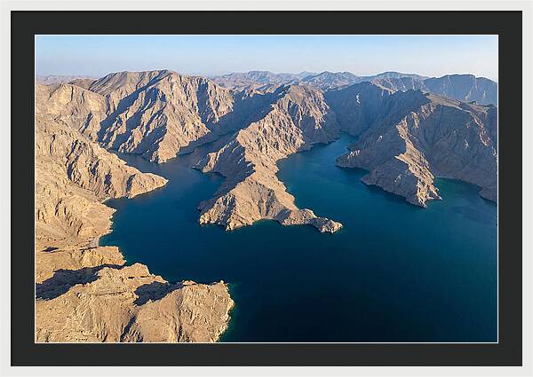Musandam Peninsula Aerial View