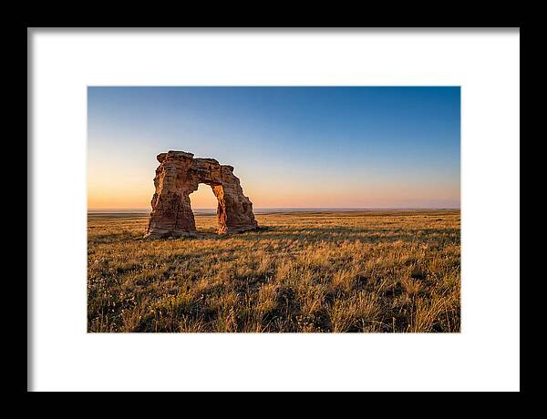Mushroom Rock At Sunset