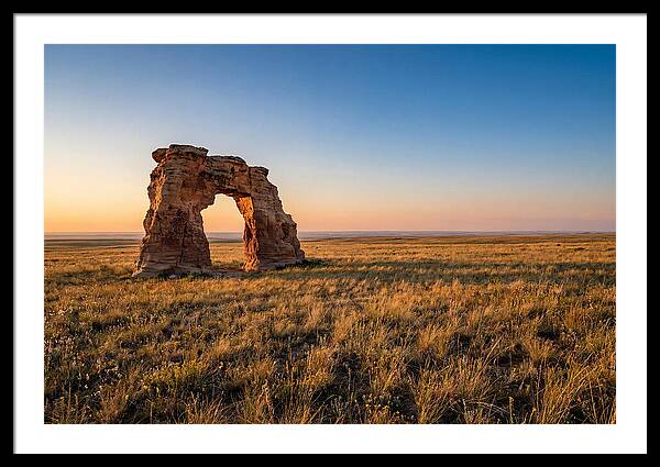 Mushroom Rock At Sunset