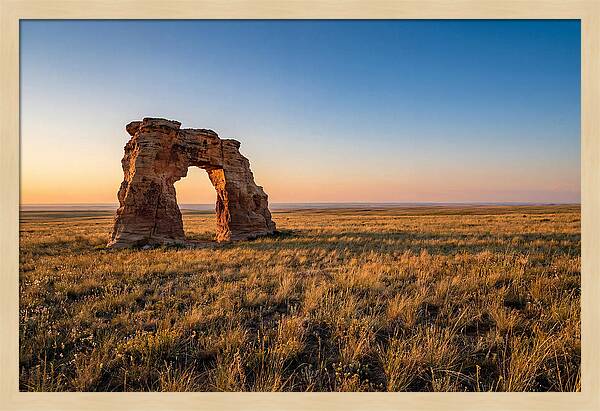 Mushroom Rock At Sunset