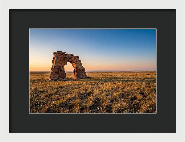 Mushroom Rock At Sunset