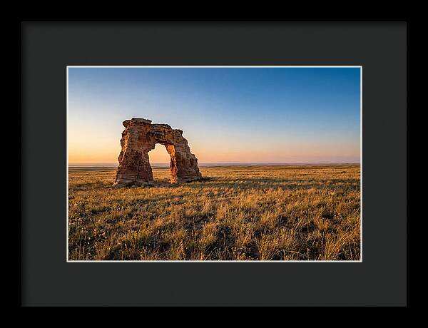 Mushroom Rock At Sunset