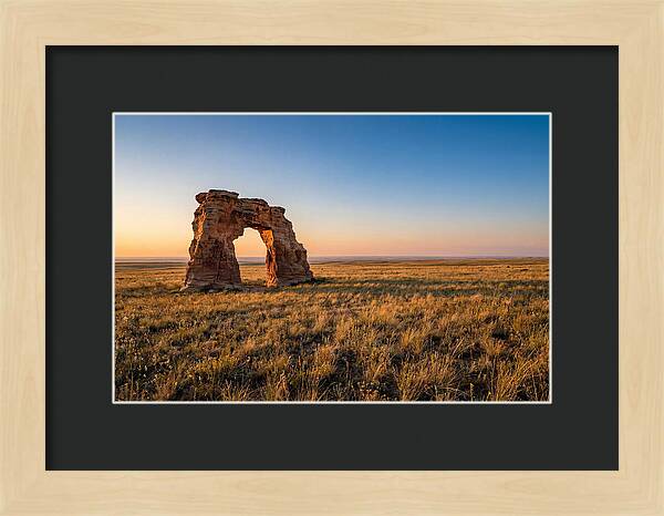 Mushroom Rock At Sunset