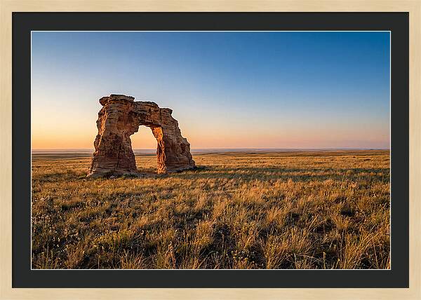 Mushroom Rock At Sunset