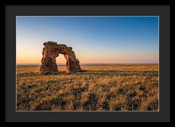 Mushroom Rock At Sunset