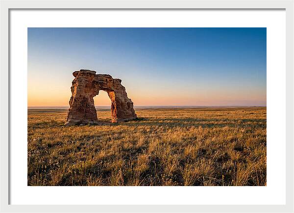 Mushroom Rock At Sunset