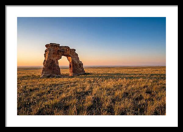 Mushroom Rock At Sunset