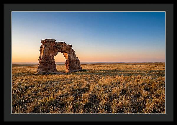 Mushroom Rock At Sunset