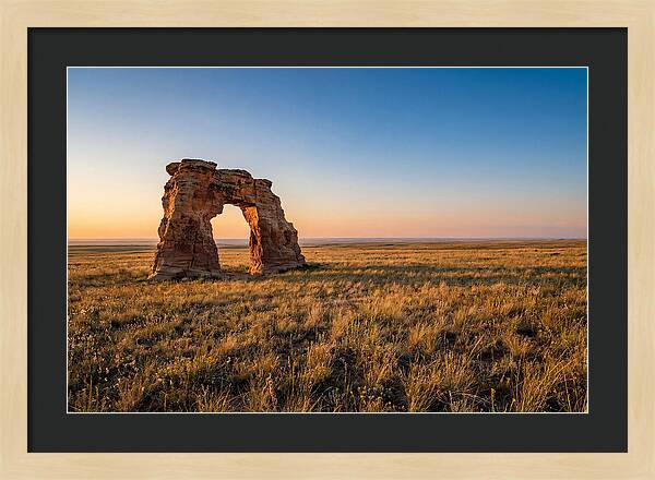 Mushroom Rock At Sunset