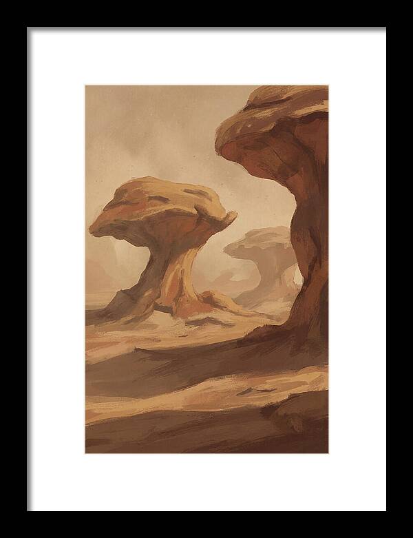 Mushroom Shaped Rock Formations
