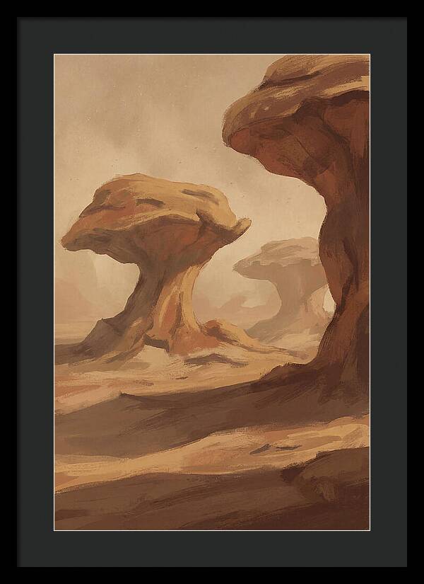 Mushroom Shaped Rock Formations