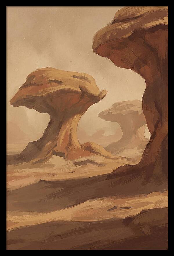 Mushroom Shaped Rock Formations