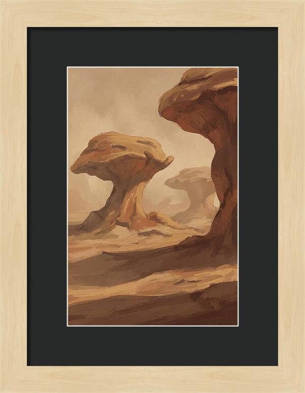 Mushroom Shaped Rock Formations