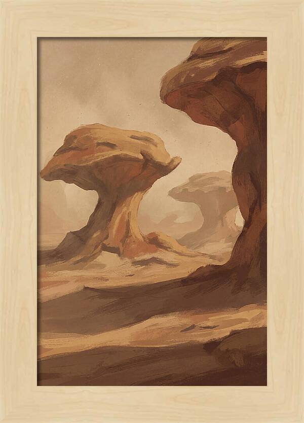 Mushroom Shaped Rock Formations
