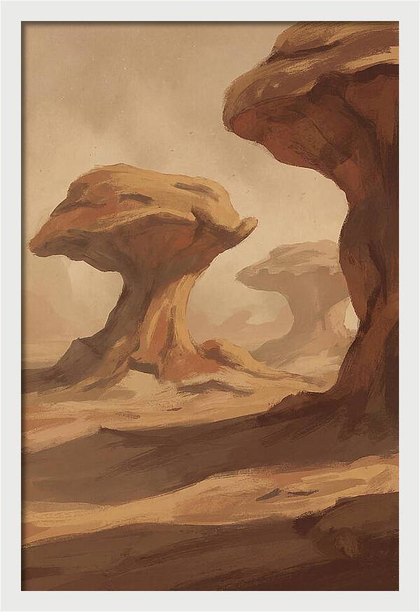 Mushroom Shaped Rock Formations