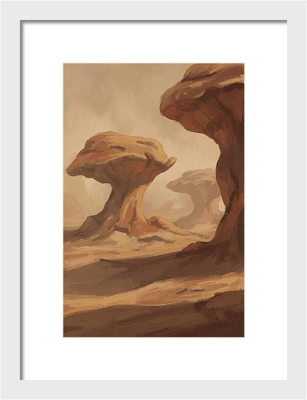 Mushroom Shaped Rock Formations