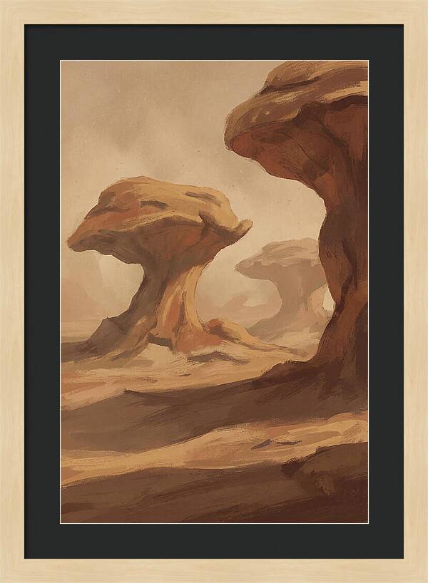 Mushroom Shaped Rock Formations