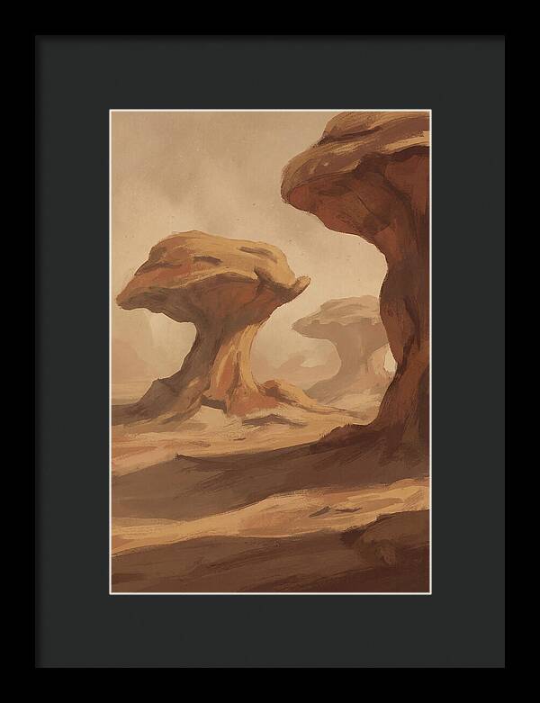 Mushroom Shaped Rock Formations