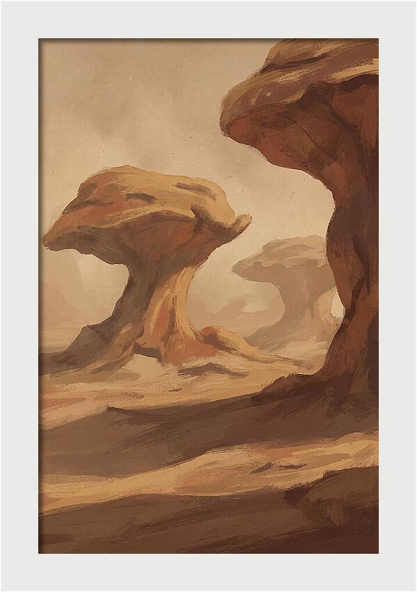 Mushroom Shaped Rock Formations
