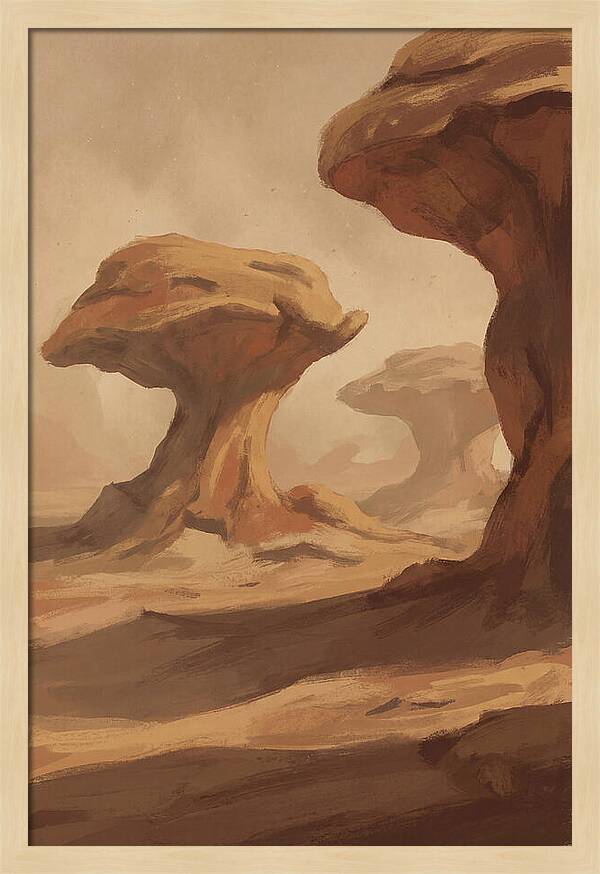 Mushroom Shaped Rock Formations