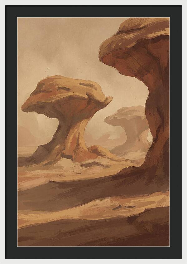Mushroom Shaped Rock Formations