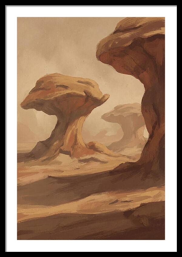 Mushroom Shaped Rock Formations