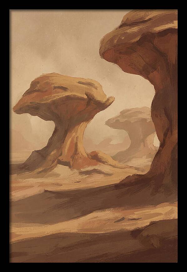 Mushroom Shaped Rock Formations