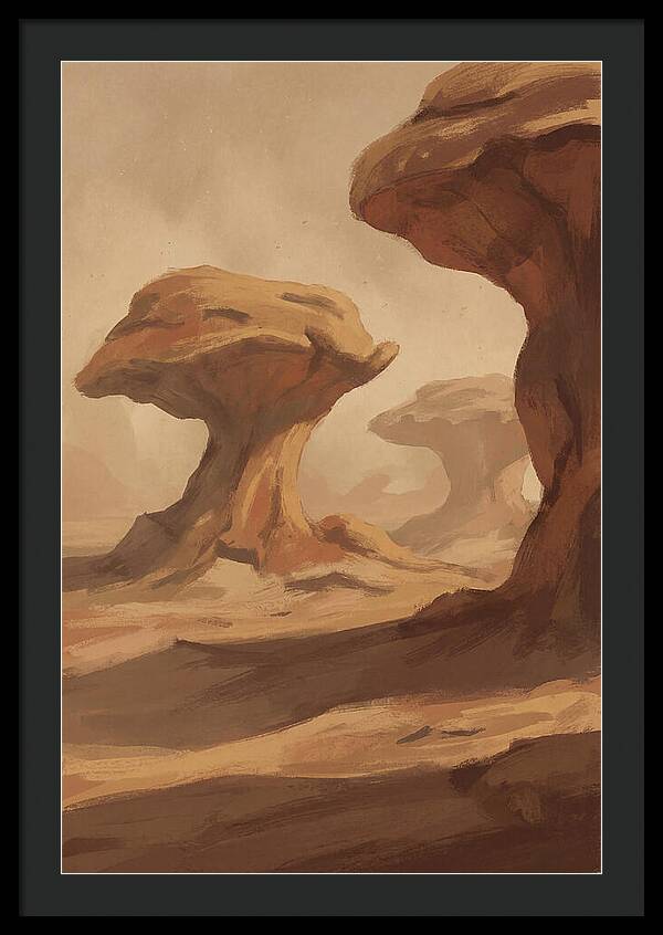 Mushroom Shaped Rock Formations