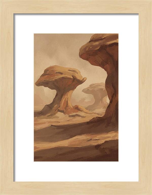Mushroom Shaped Rock Formations