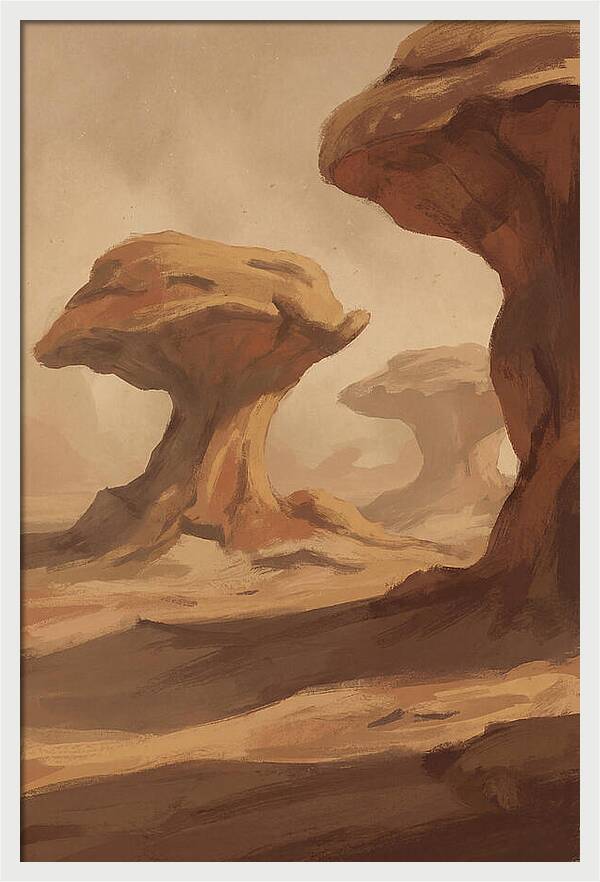 Mushroom Shaped Rock Formations