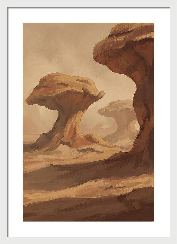 Mushroom Shaped Rock Formations