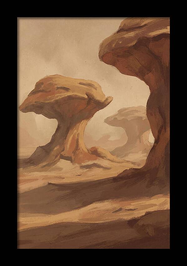 Mushroom Shaped Rock Formations
