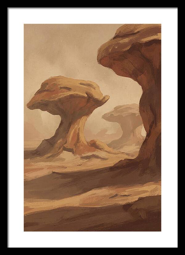 Mushroom Shaped Rock Formations