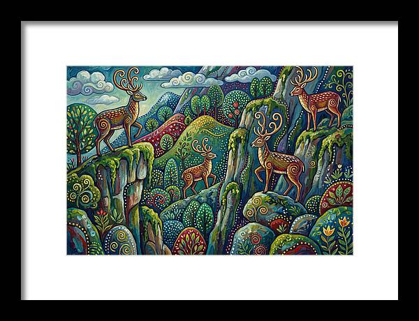 Musk Deer In A Vibrant Landscape