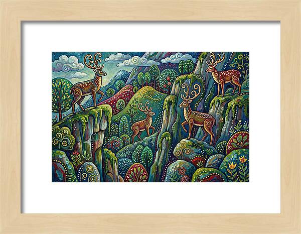 Musk Deer In A Vibrant Landscape