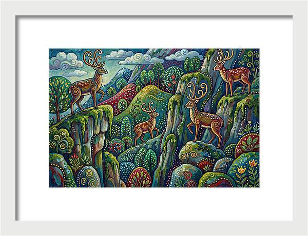 Musk Deer In A Vibrant Landscape