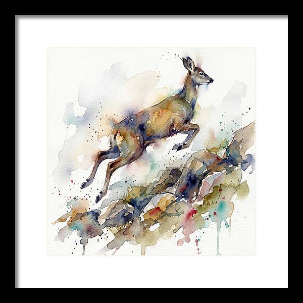 Musk Deer In Motion