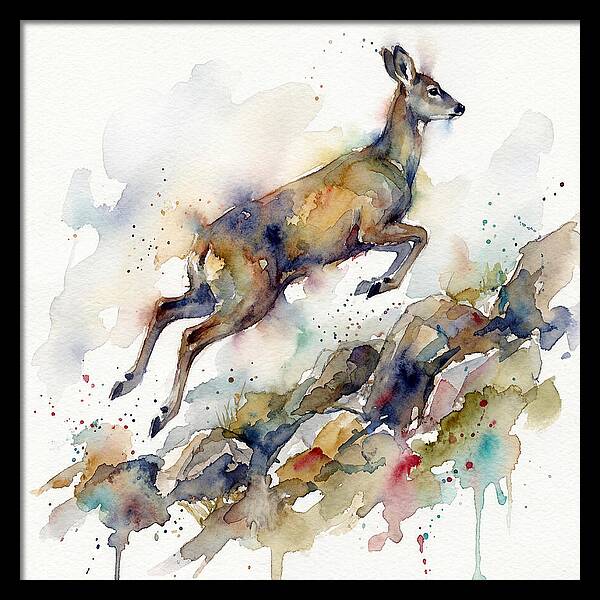 Musk Deer In Motion