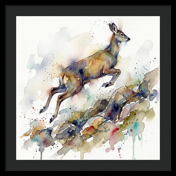 Musk Deer In Motion
