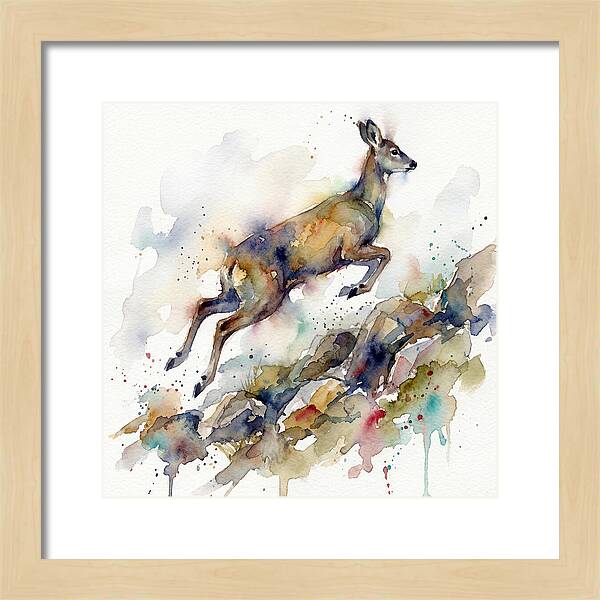 Musk Deer In Motion