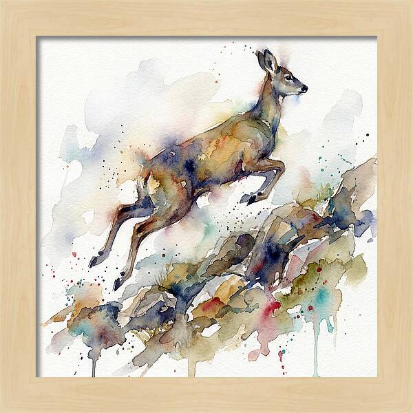 Musk Deer In Motion