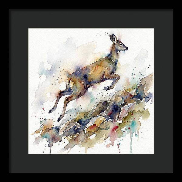 Musk Deer In Motion