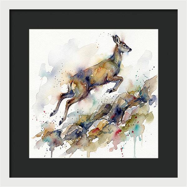 Musk Deer In Motion